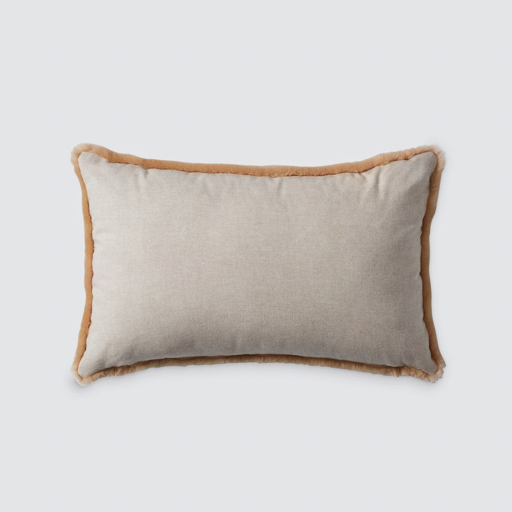 The Citizenry Sheepskin Lumbar Pillow | Tan - Image 2