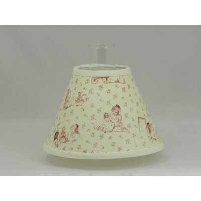 9.5" Cotton Empire Lamp Shade ( Uno ) in Beige - Image 0