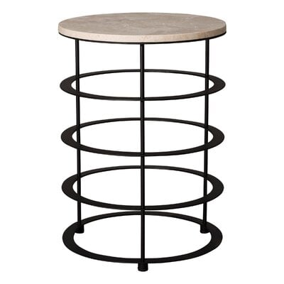 Netherlands Steel Accent Stool - Image 0