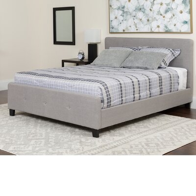Konen Tufted Upholstered Platform Bed With Mattress - Image 0