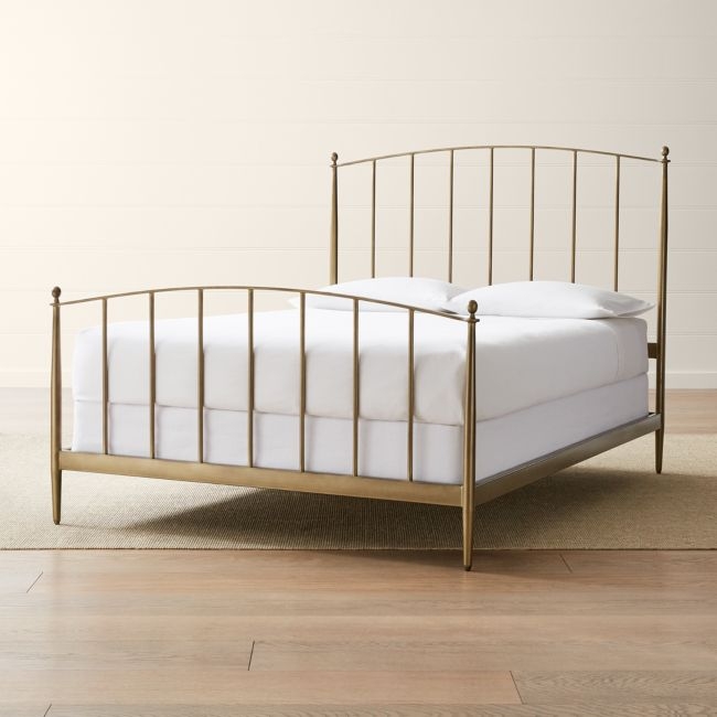Mason Brass Queen Bed - Image 0