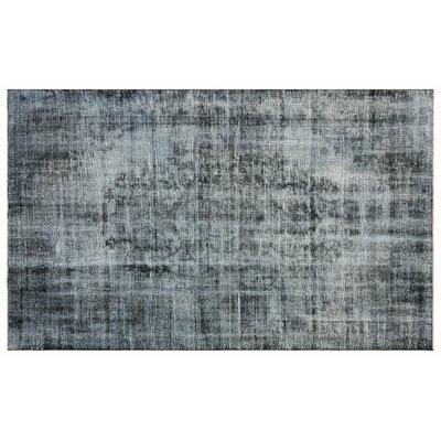 One-of-a-Kind Helmgard Hand-Knotted 1960s Turkish Gray 5'10" x 9'3" Area Rug - Image 0