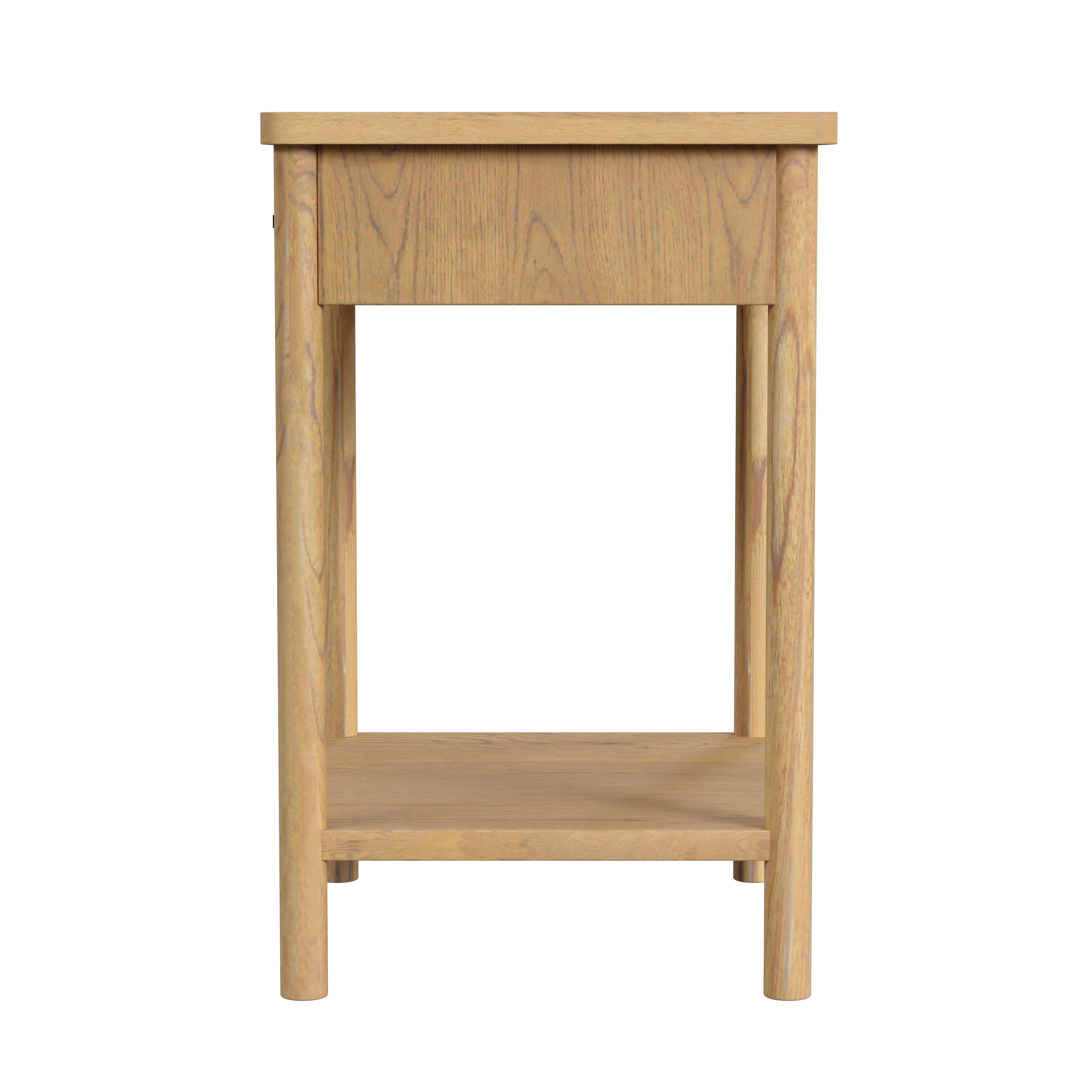 Lennon Light Natural Wood Nightstand - Image 2