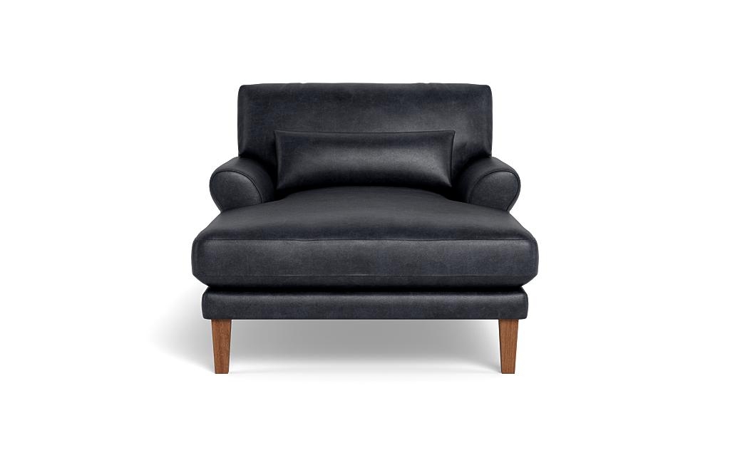 Maxwell Leather Chaise Lounge by Apartment Therapy - Image 0