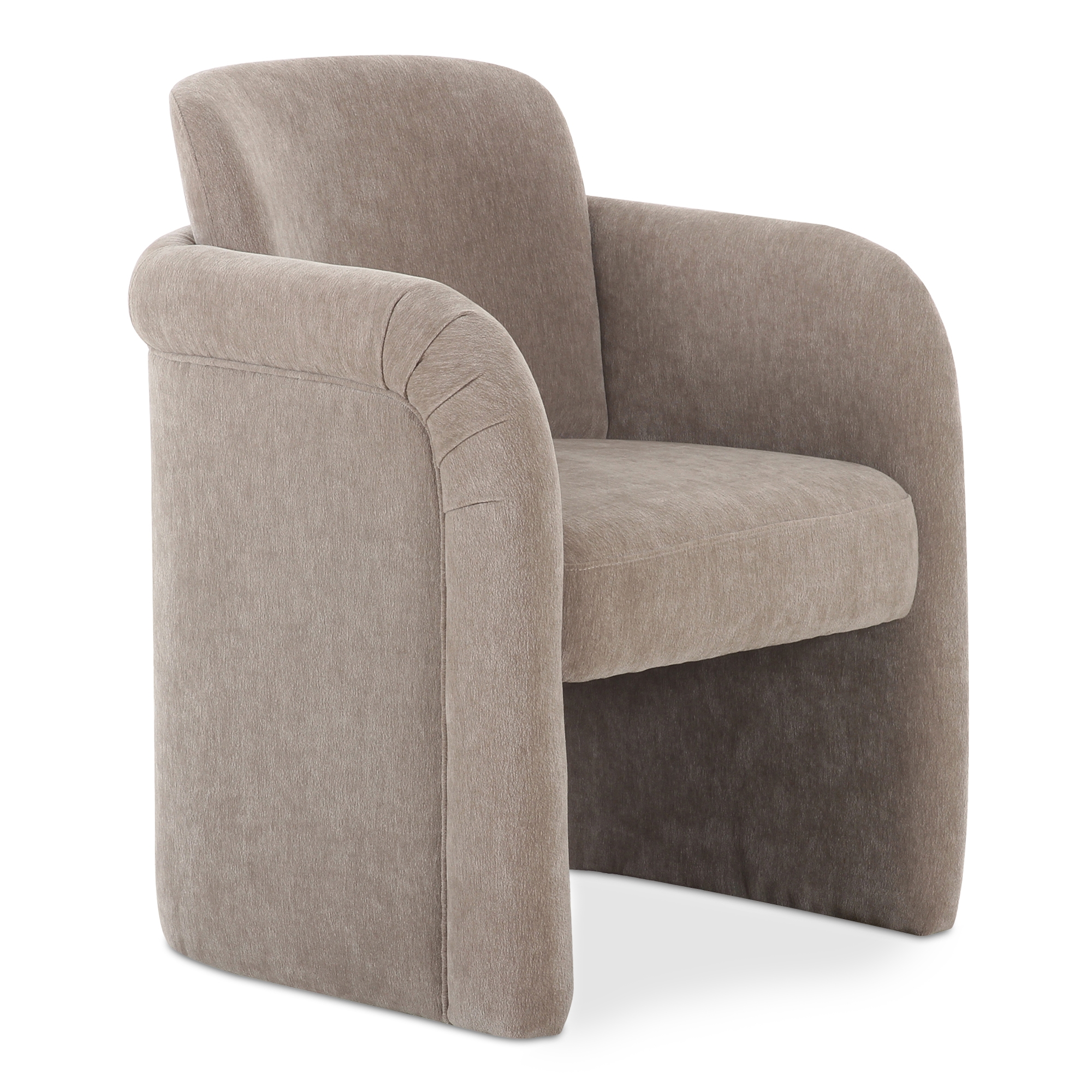 Mesto Rolling Dining Chair Taupe - Image 1