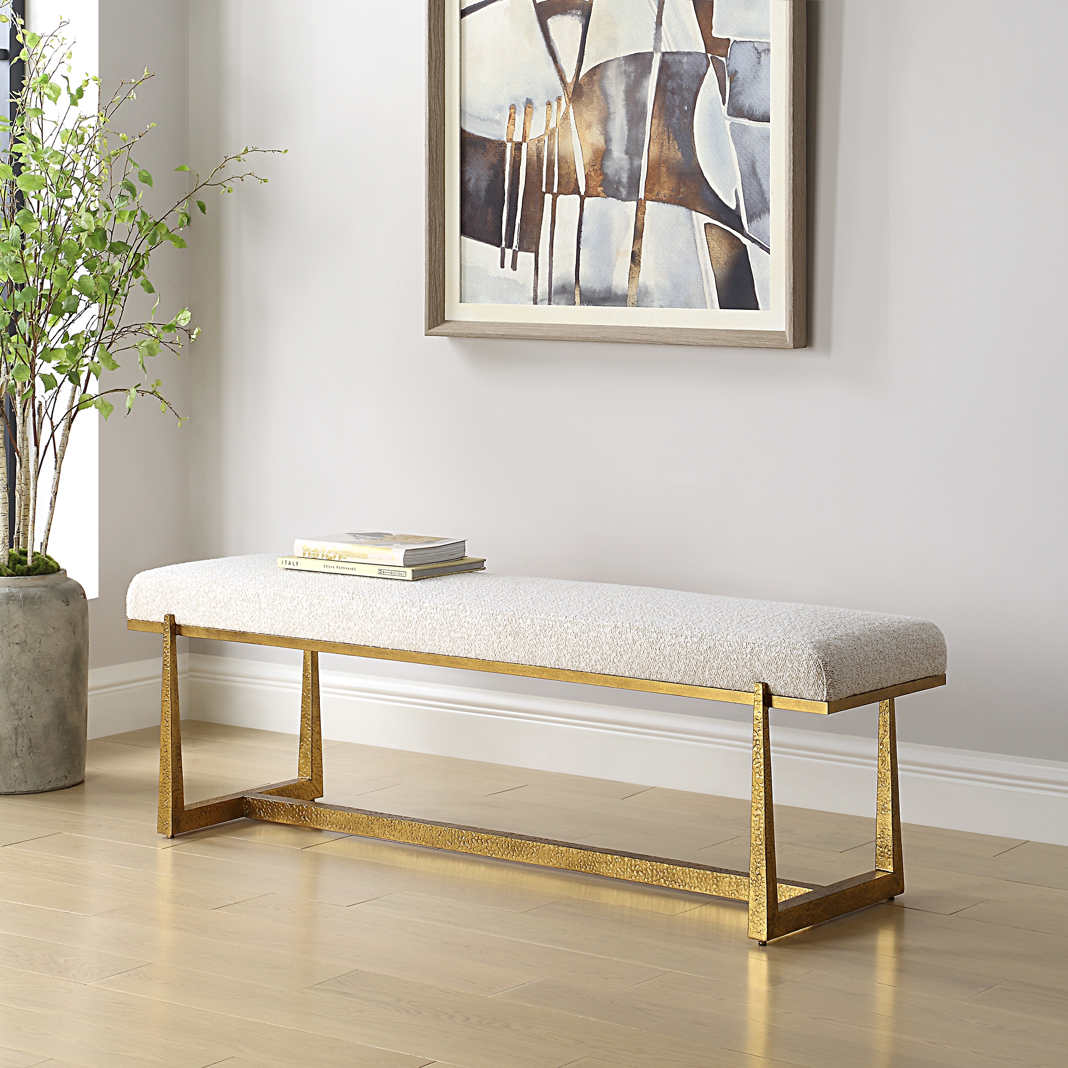 Midas Antique Gold Bench - Image 2