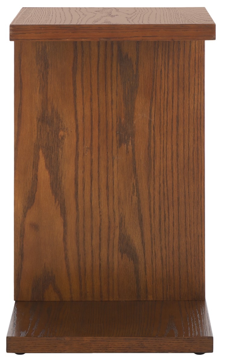Kassia Wood "C" Table - Medium Oak - Image 5