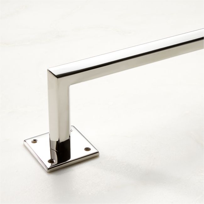 Bolt Polished Nickel Blackout Curtain Rod 88''-120''x1.25'' - Image 0