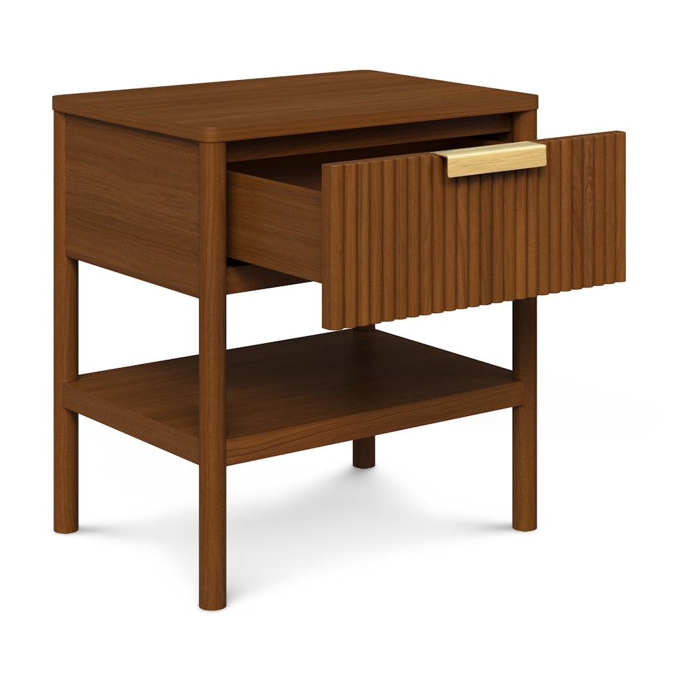 Liv 1-Drawer Nightstand - Walnut - Image 1