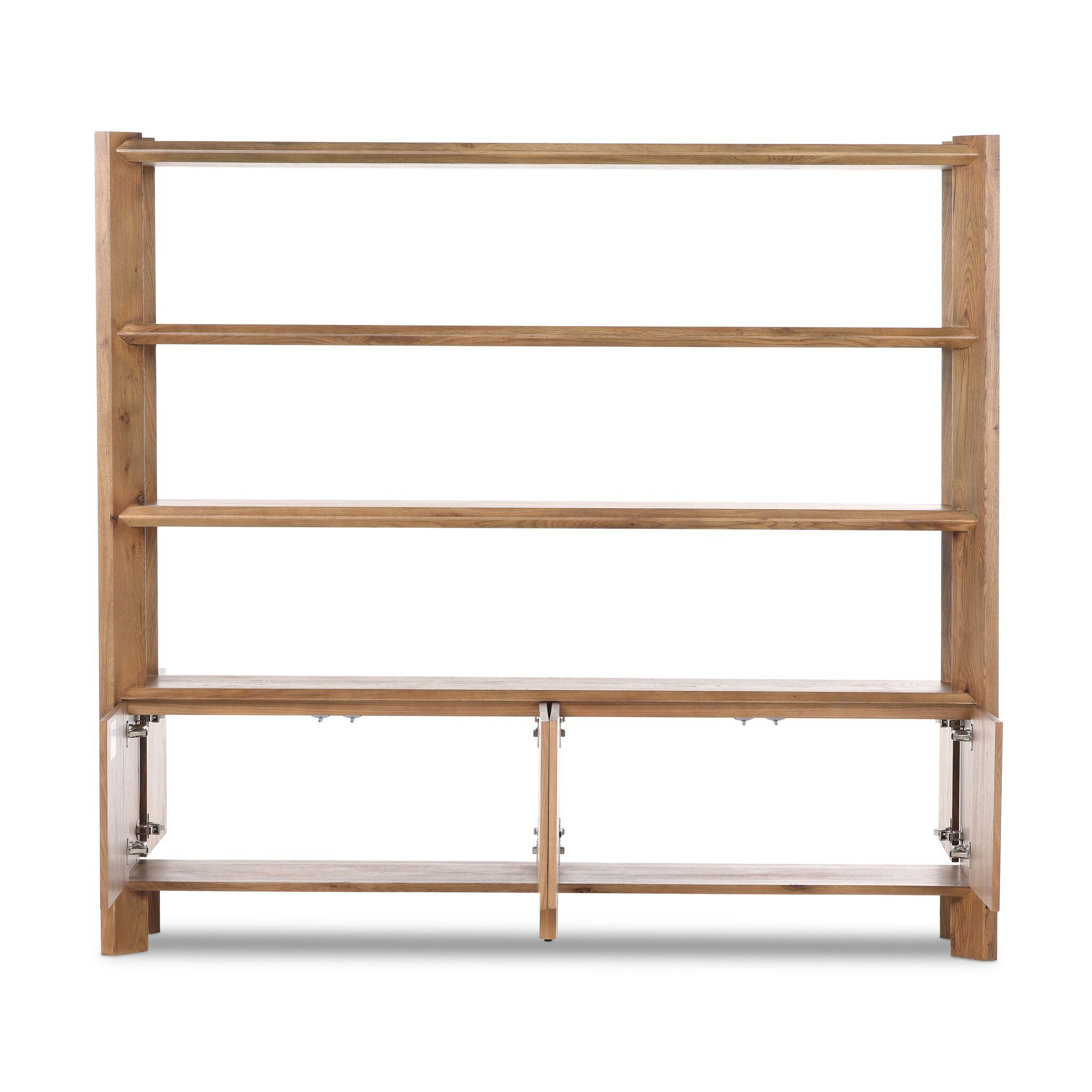 Orwin Wide Bookshelf - Worn Oak - Image 9