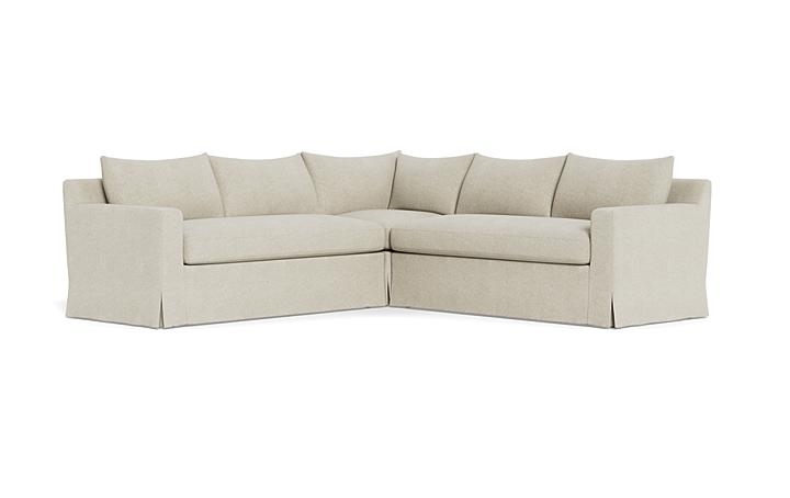 Sloan Slipcovered Corner 4-Seat Sectional Sofa - Image 1
