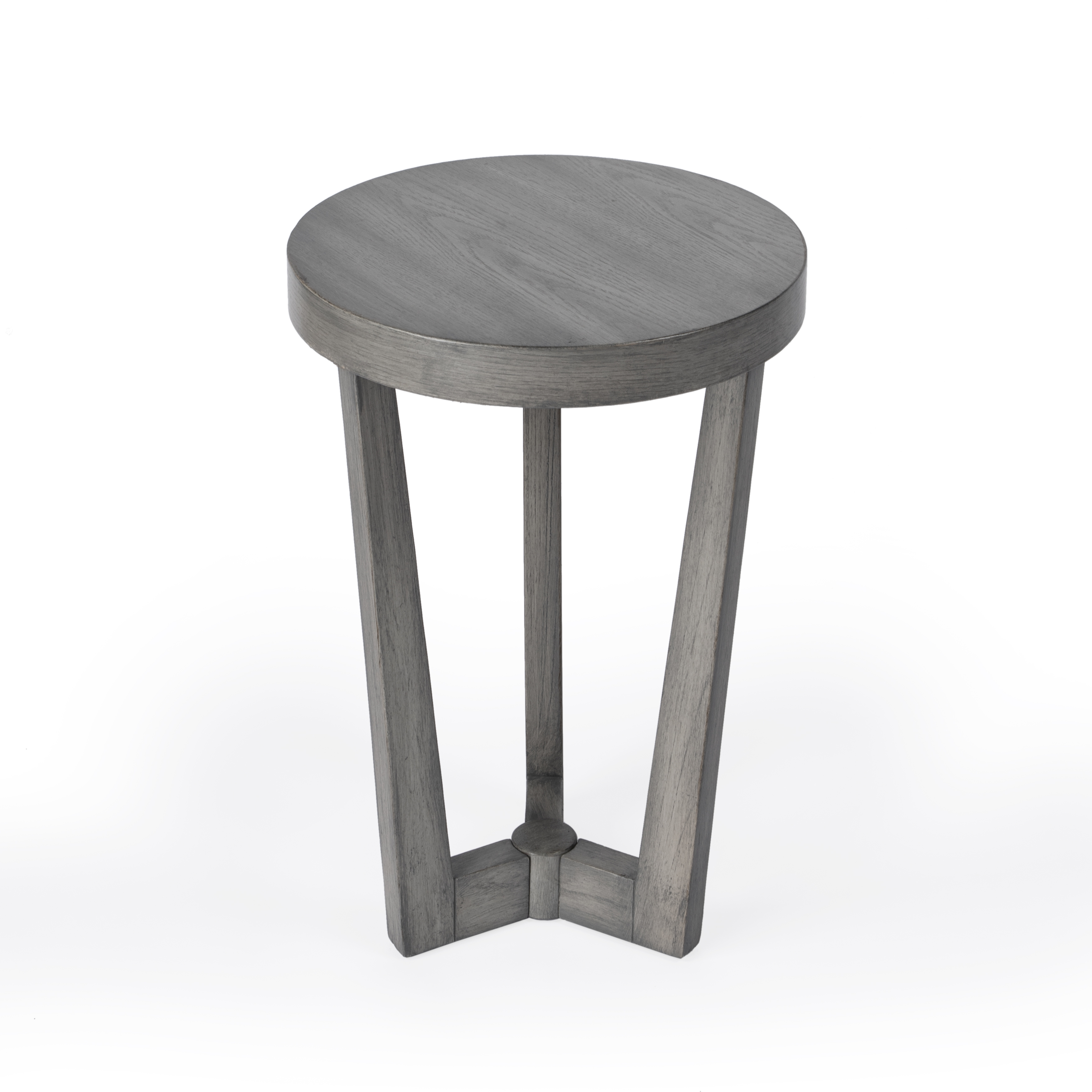 Aphra Powder Gray Side Table - Image 0