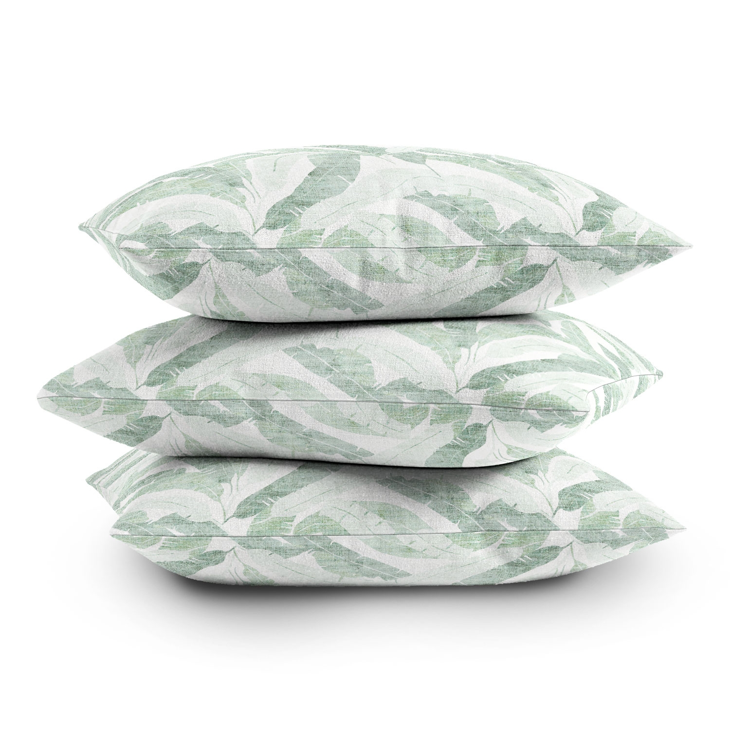 Banana Leaf Light by Holli Zollinger - Outdoor Throw Pillow 20" x 20" - Image 3