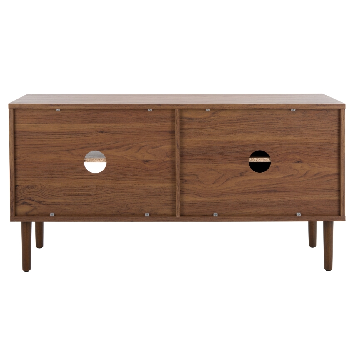 Claude 1 Door 2 Shelf Media Stand - Walnut / Natural - Safavieh - Image 8