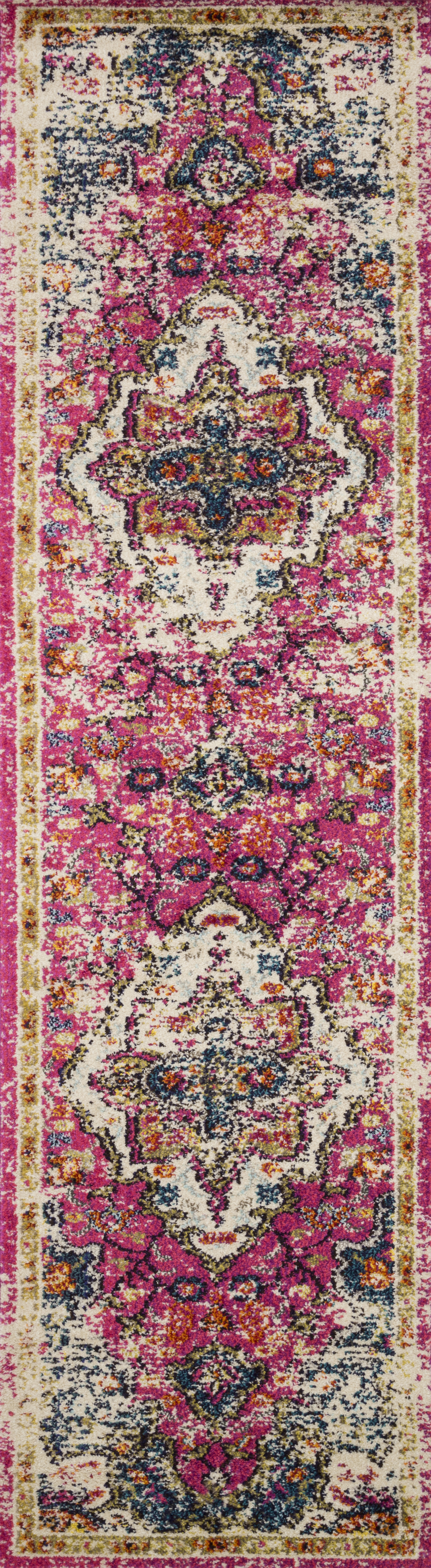Nadia NN-04 Pink / Midnight 5'-0" x 5'-0" Round - Image 5