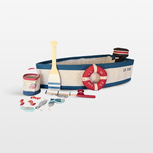 Wonder & Wise by Asweets Gone Fishing Boat Toddler Activity Toy - Image 0