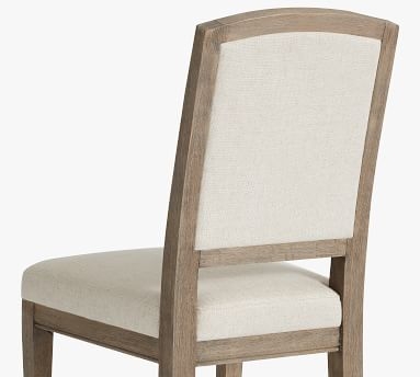 Adrian Dining Chair, Basketweave Slub Oatmeal/Gray Wash Leg - Image 4