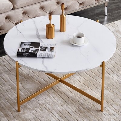 Modern Round Coffee Table - Image 0