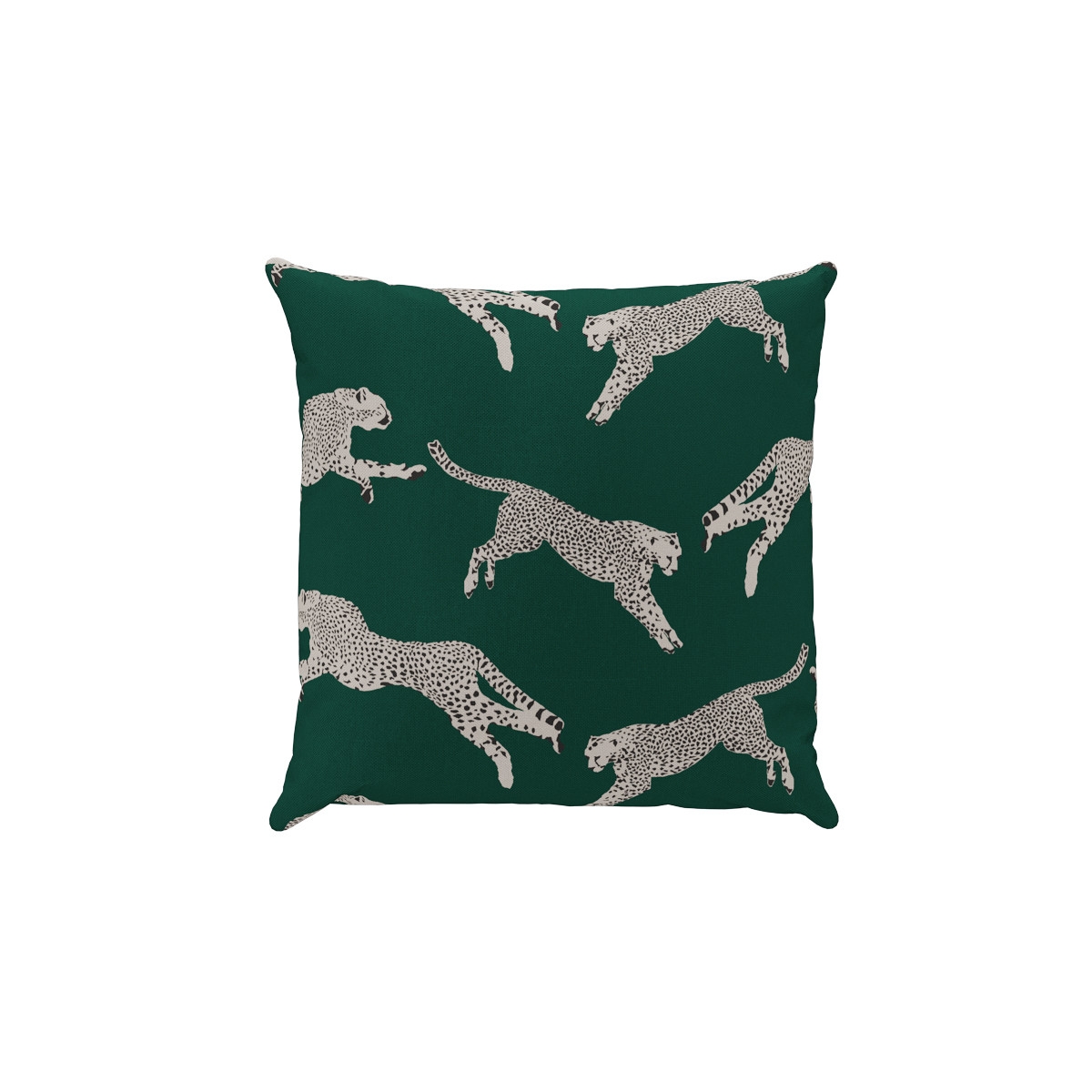 Outdoor 16" Throw Pillow | Polo Green Cheetah - Image 0
