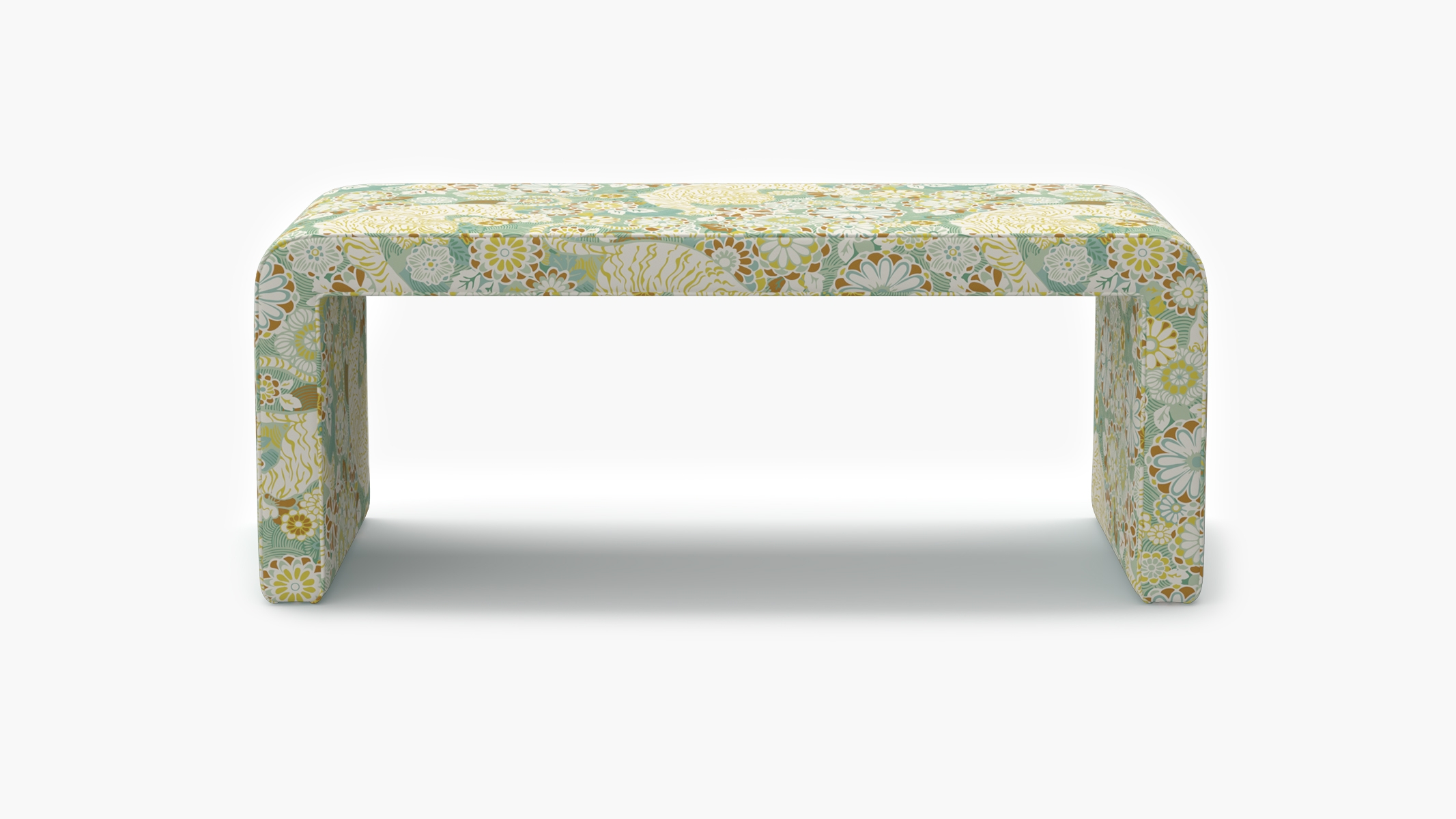 Waterfall Bench, Pistachio Siberian Tiger - Image 0