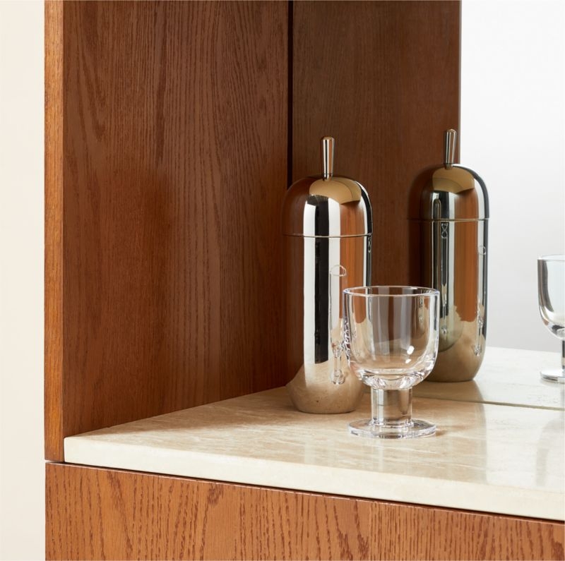 Roane Oak Bar Cabinet - Image 6