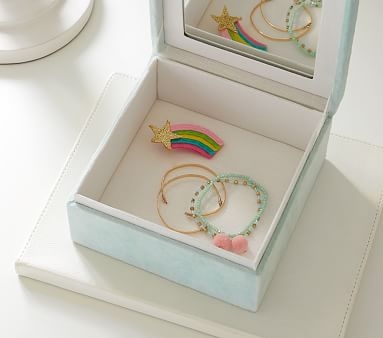 Unicorn Velvet Jewelry Box - Image 1