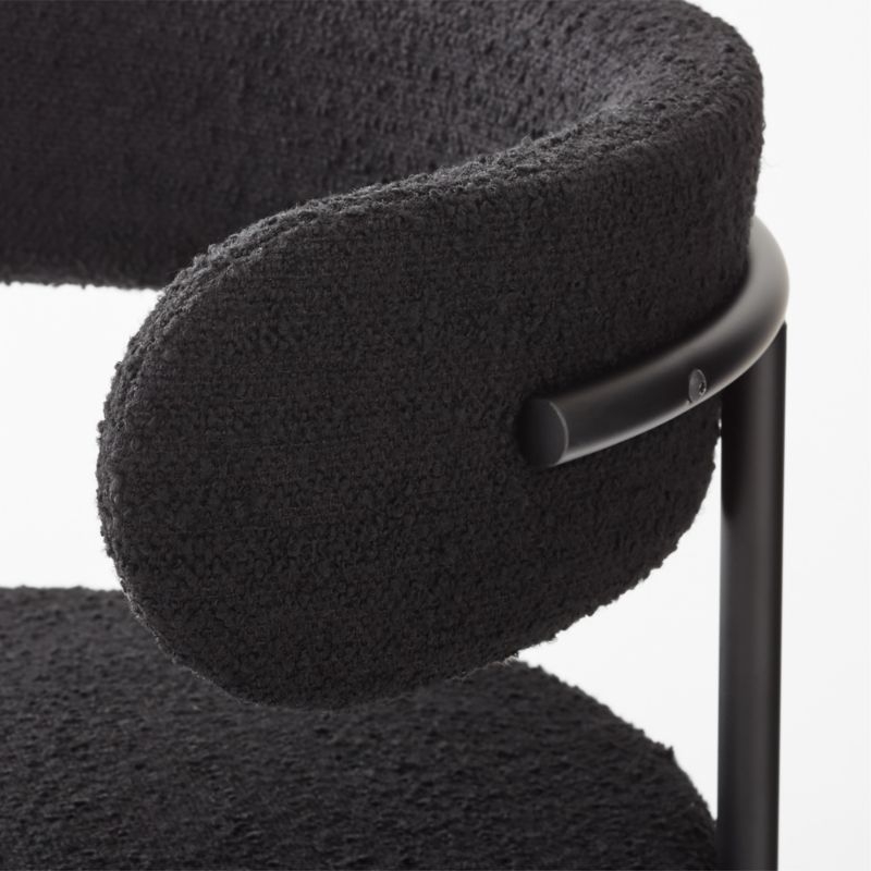 Inesse Boucle Black Dining Chair - Image 5