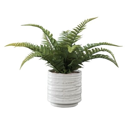 11" Artificial Fern Plant in Pot - Image 0