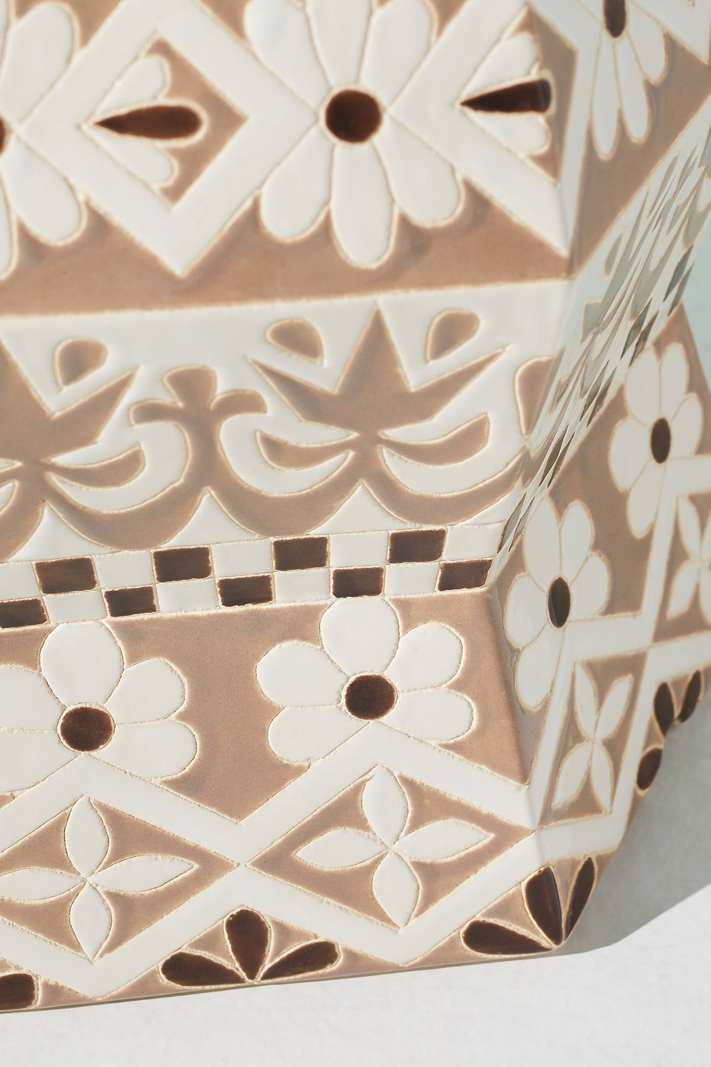 Vallarta Ceramic Stool - Image 0