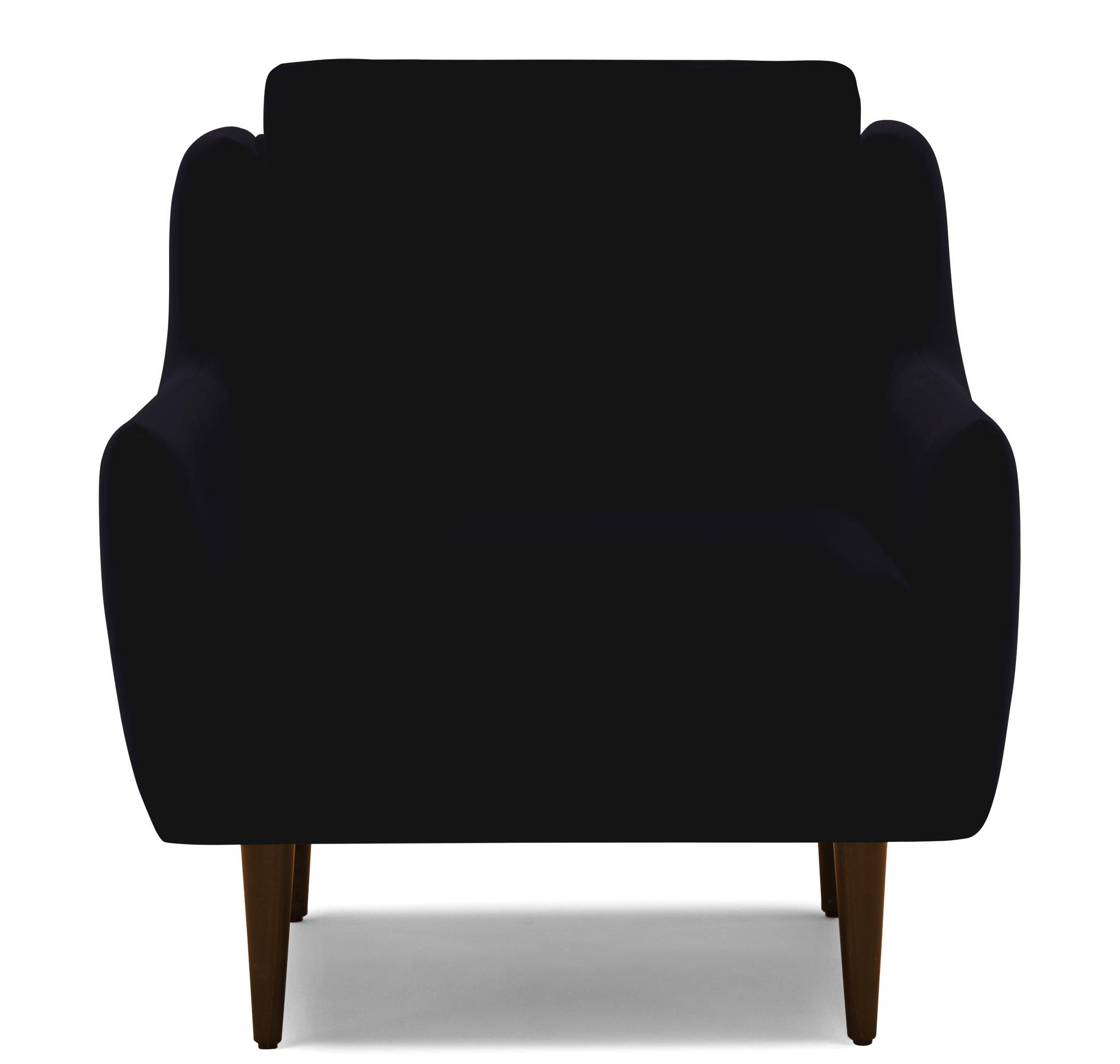 Black Bell Mid Century Modern Chair - Royale Gunmetal - Mocha - Image 0