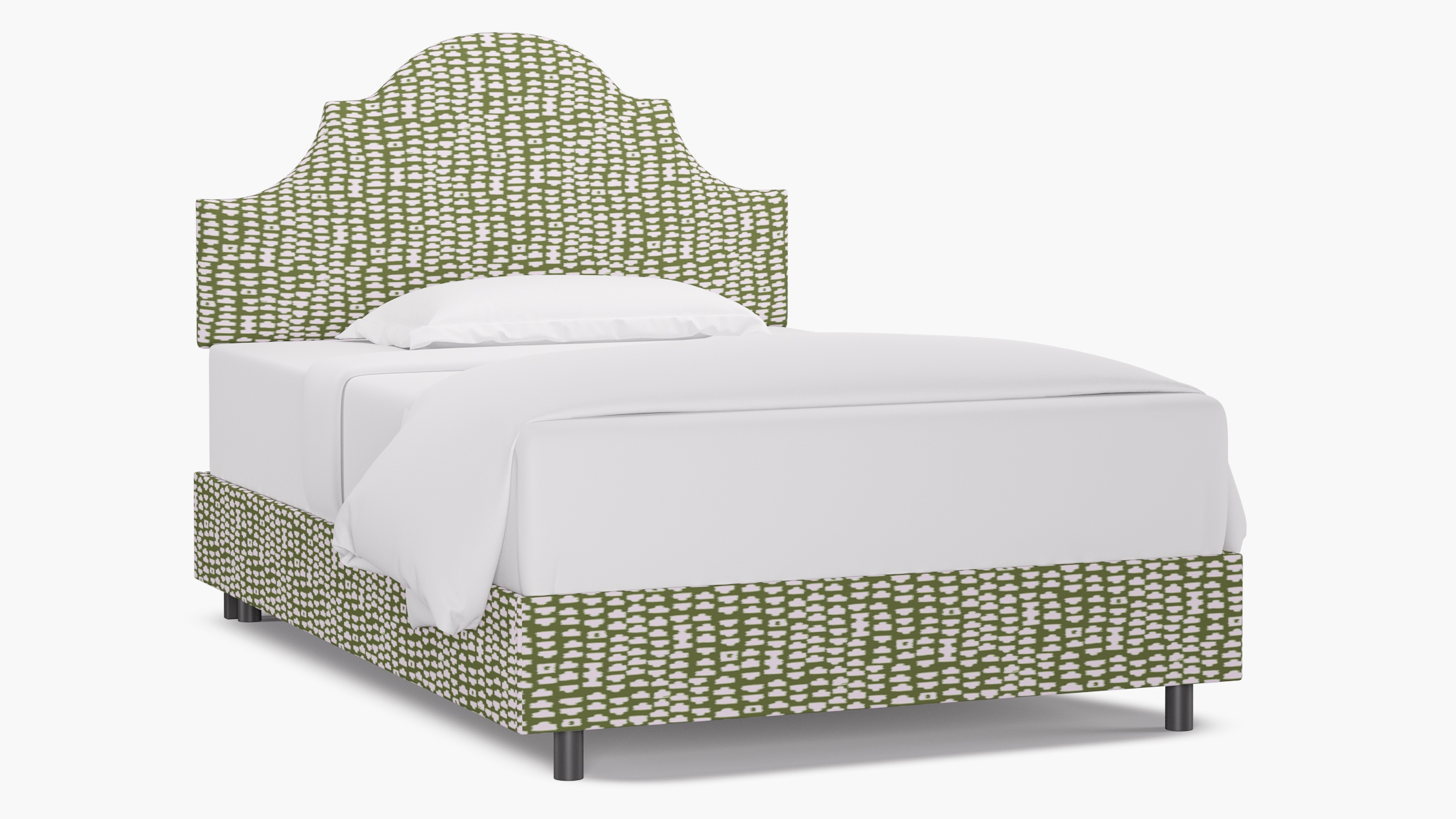 Regency Bed, Olive Odalisque, Full - Image 0