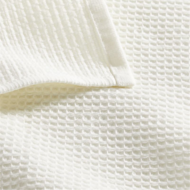 Ivory Organic Waffle Washcloth - Image 1