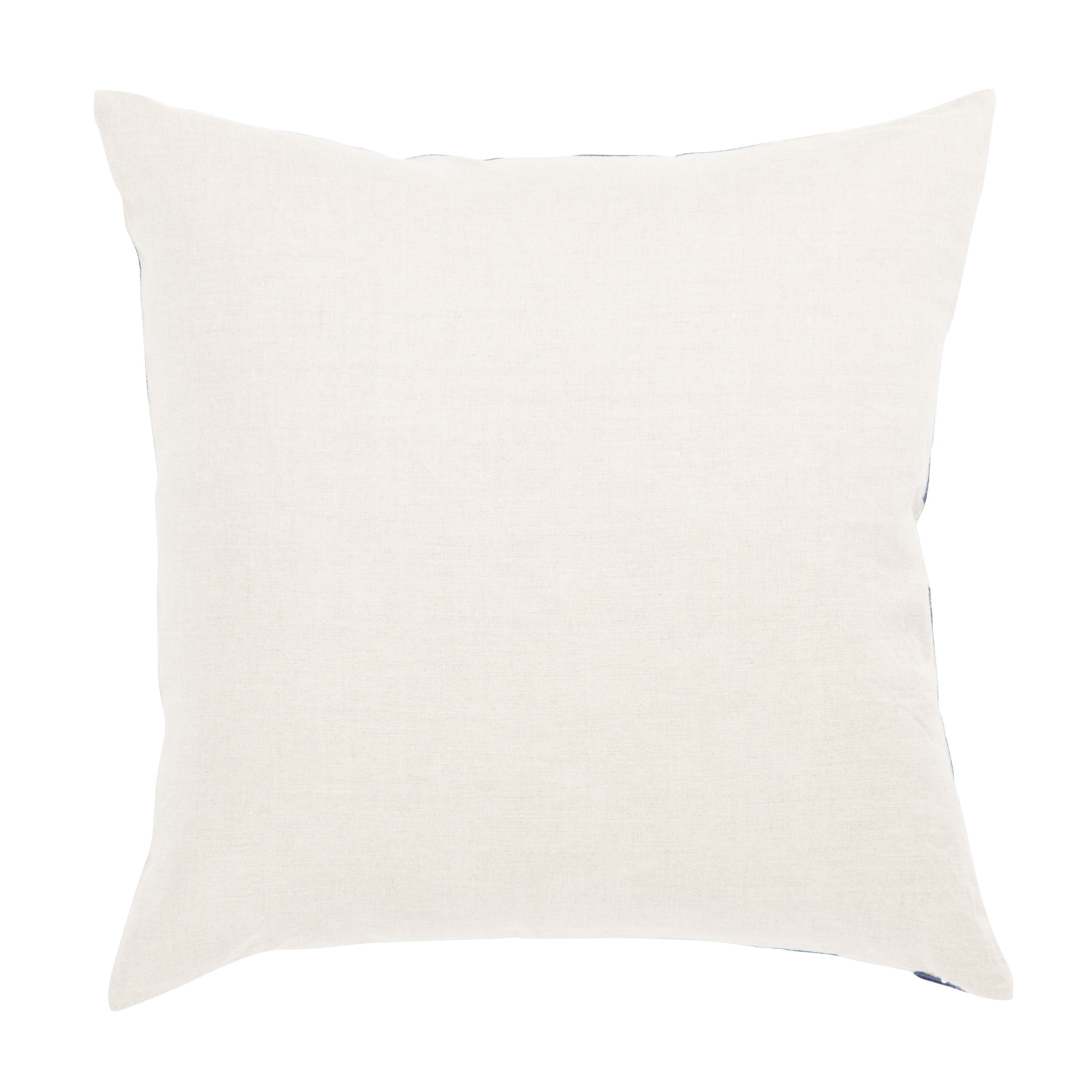 Design (US) Blue 22"X22" Pillow w/Poly fill - Image 1
