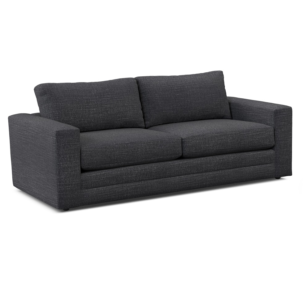 Riley 84" Sofa - Napa Charcoal - Image 0
