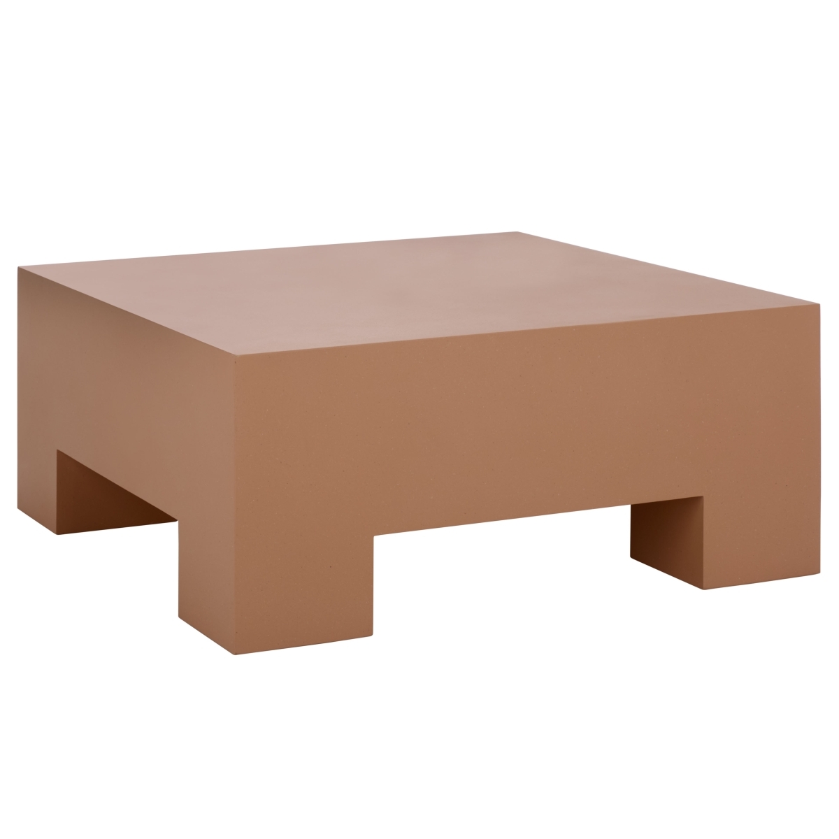 Aillard Coffee Table - Terracotta - Image 5