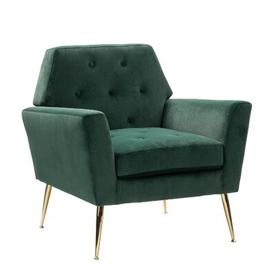 Aevah Armchair With Metal Base - Image 0