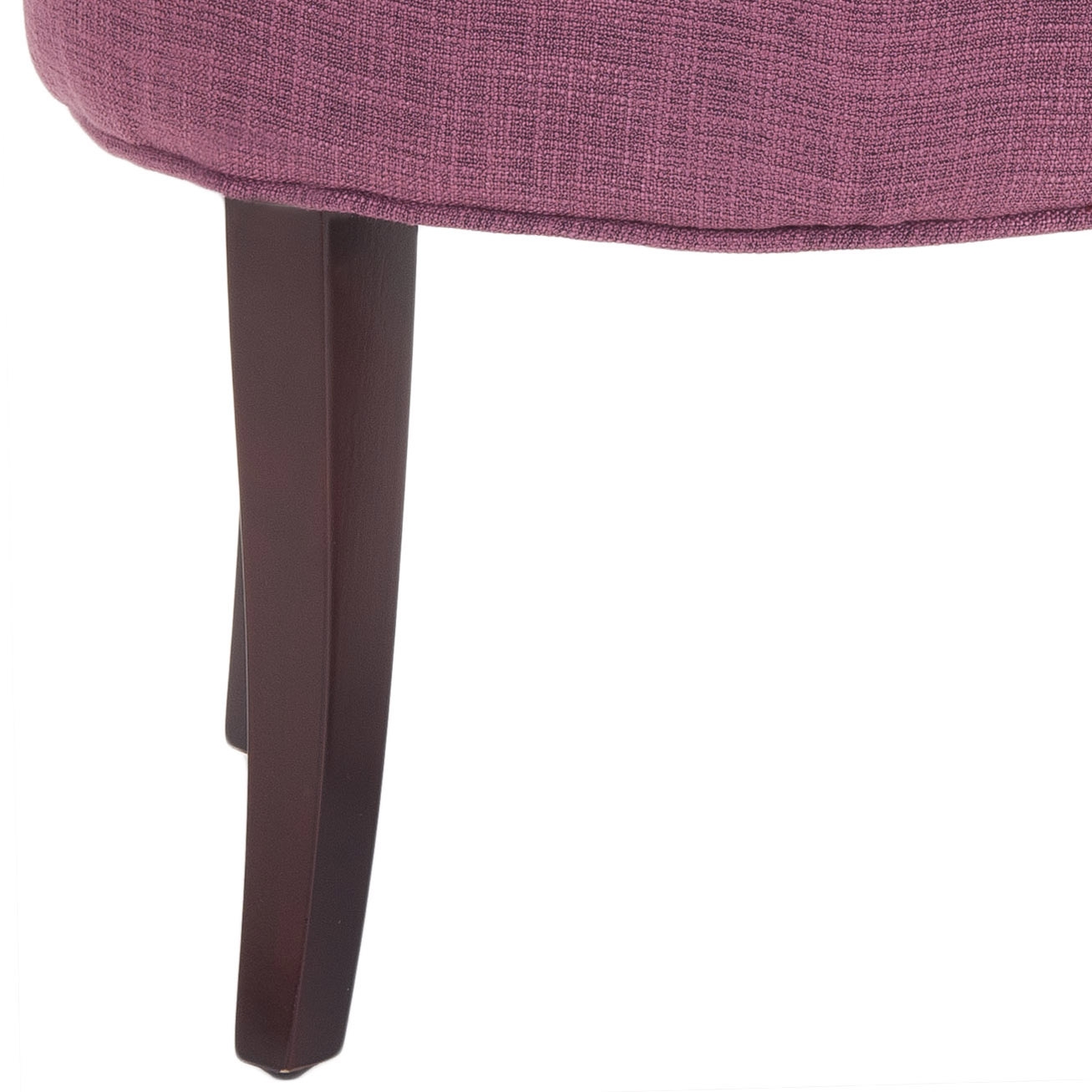 Georgia Vanity Stool - Rose/Cherry Mahogany - Safavieh - Image 3