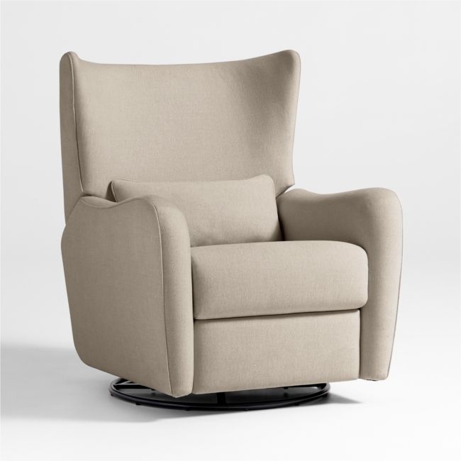 Aurora Sand Castle Nursery Electronic Power Recliner with Night Light - Image 0