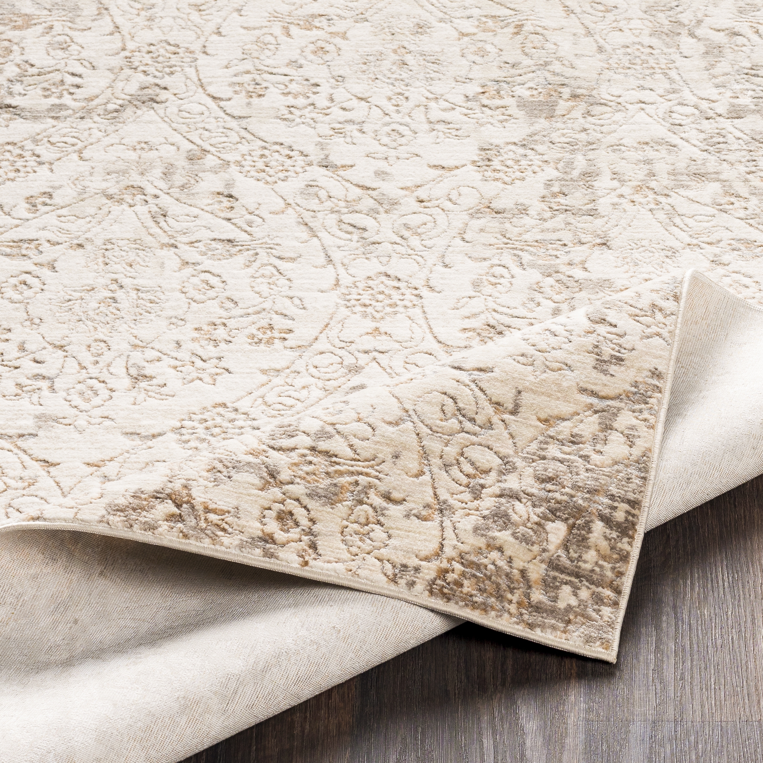 Crescendo Green Indoor 2' x 3'3" Machine Woven Rug - Image 3