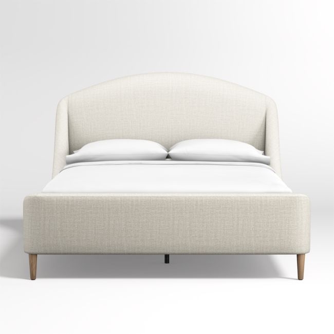 Lafayette Natural Upholstered Queen Bed - Image 0