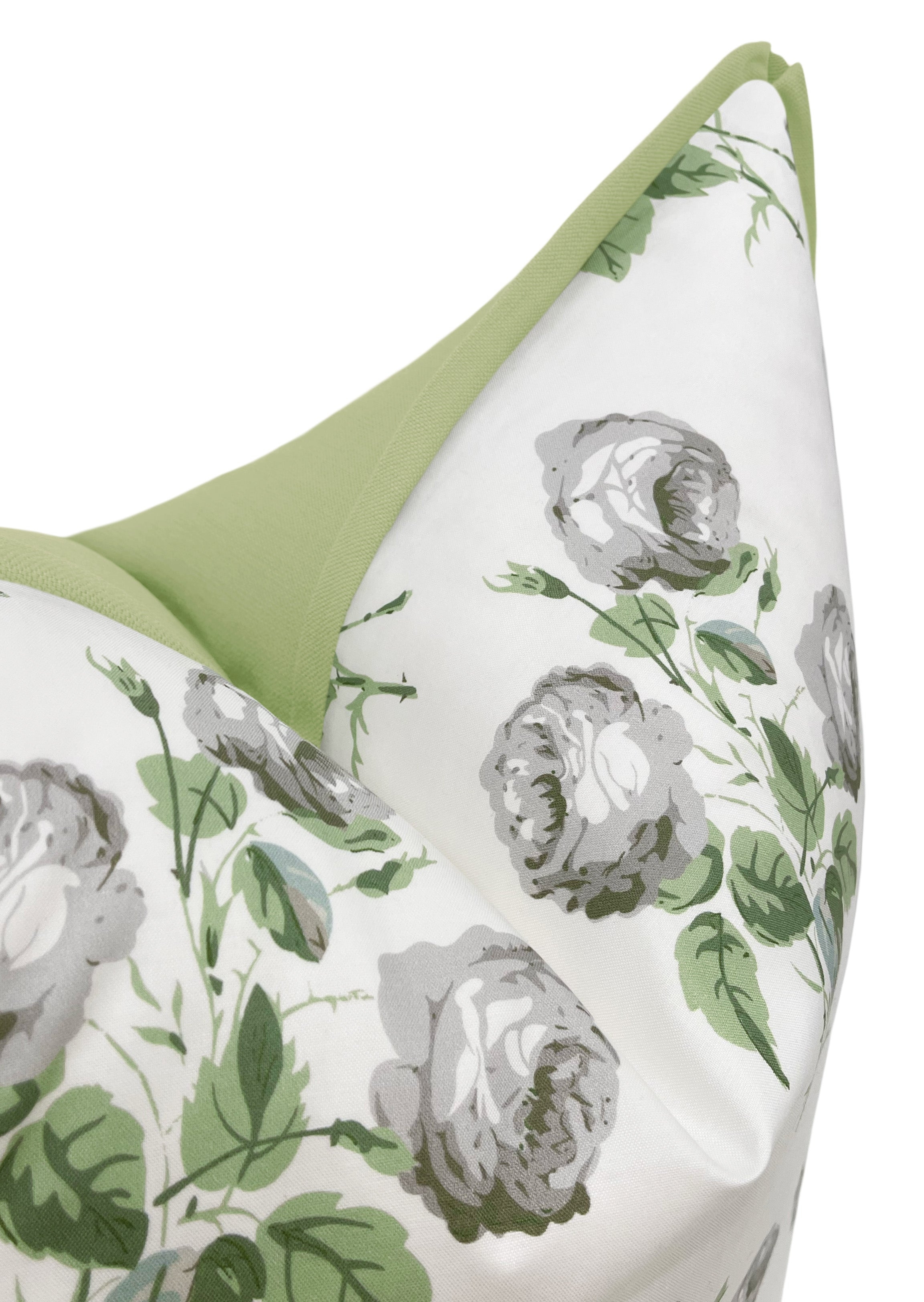 BOWOOD // WHITE + LEAF | COLEFAX AND FOWLER - SAMPLE 4" X 4" / BUTTERFLY FLANGE / Celadon - Image 0