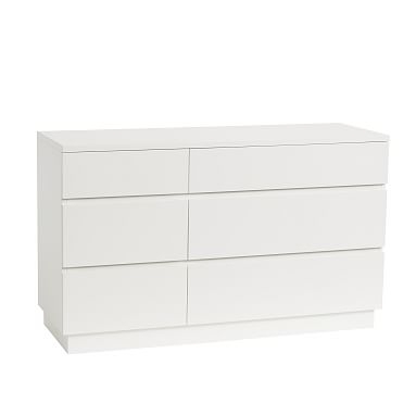 Bowen 6-Drawer Wide Dresser, Simply White - Image 0