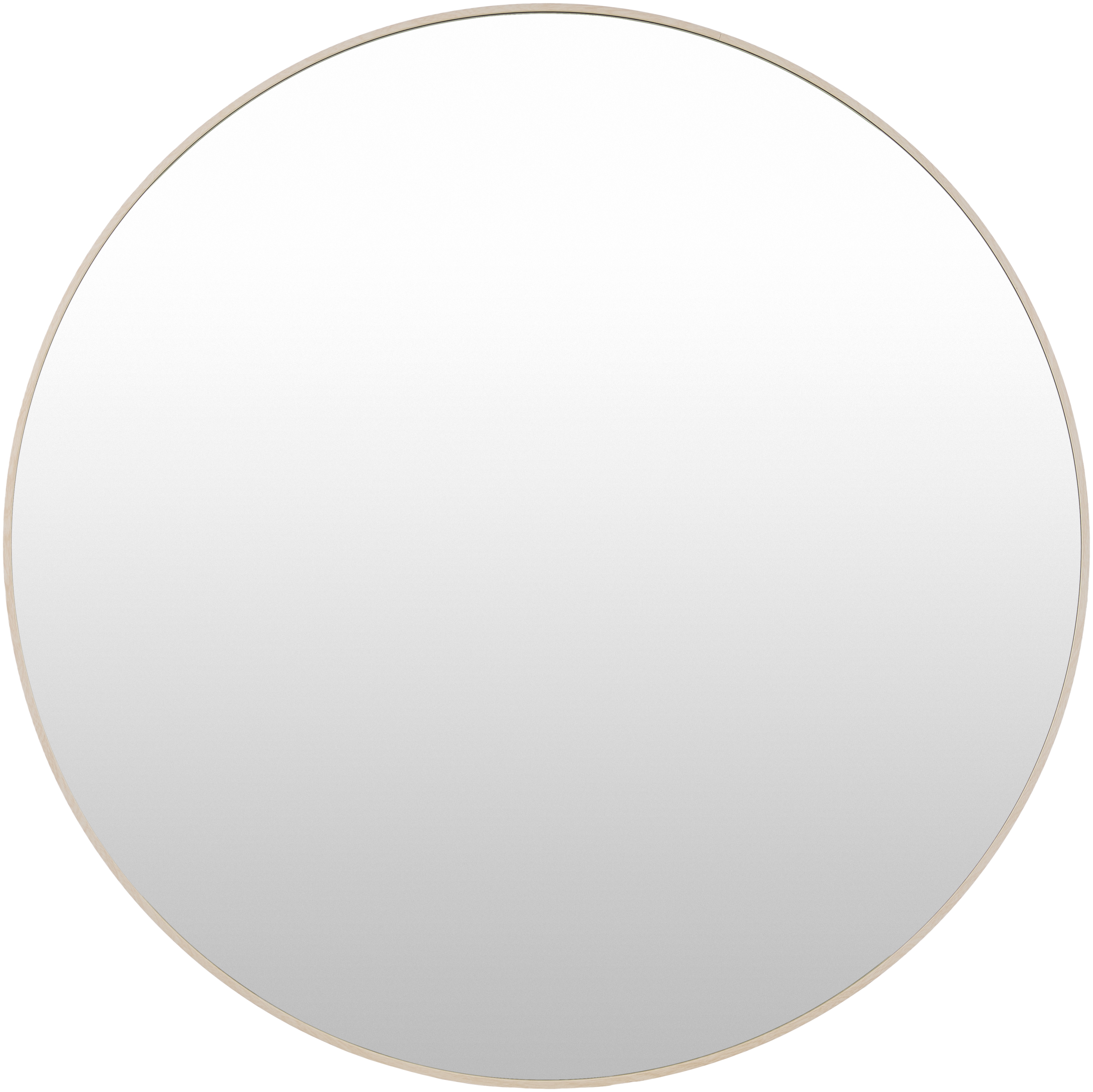 Aranya Brown 27"H x 27"W x 1"D Accent Mirror - Image 0