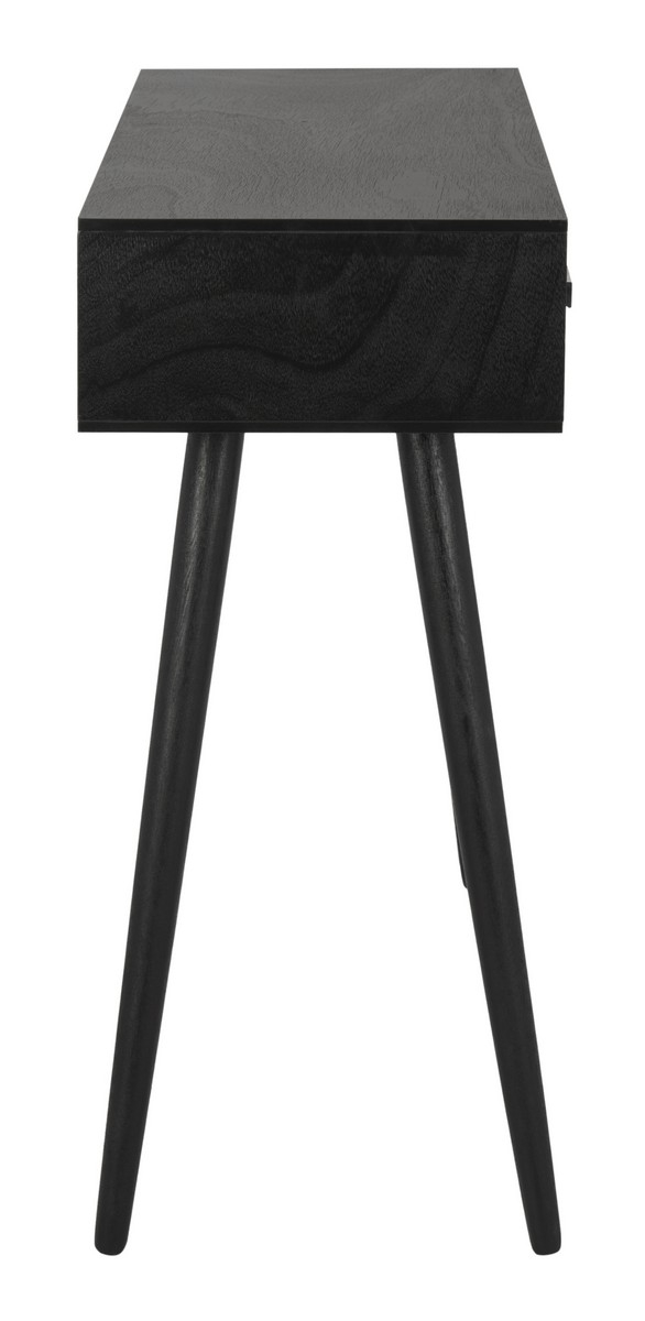 Albus 3 Drawer Console Table - Black - Arlo Home - Image 5