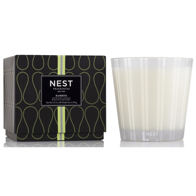 NEST Fragrances Bamboo Scented Jar Candle Size: 6.5" H x 7" W x 7" D - Image 0