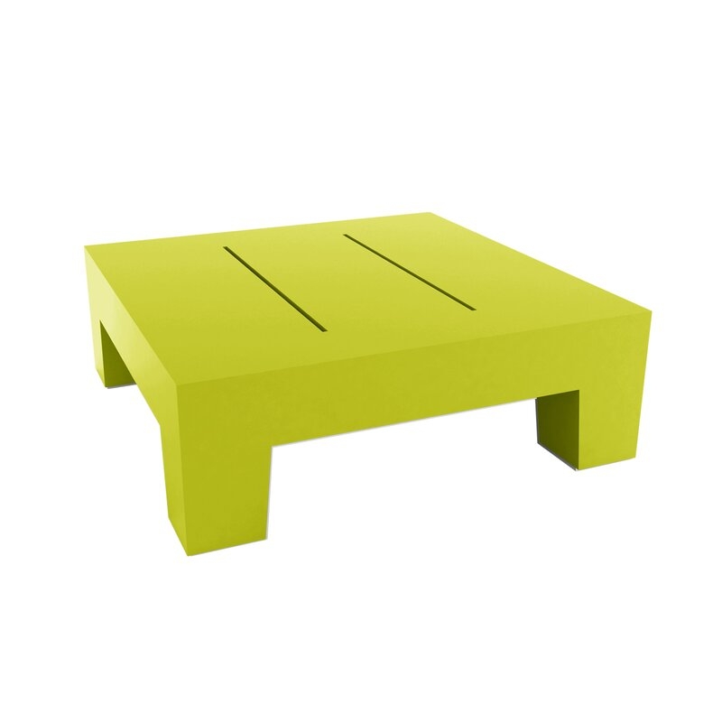 Vondom Jut Sun Plastic Coffee Table Color: Pistachio - Image 0