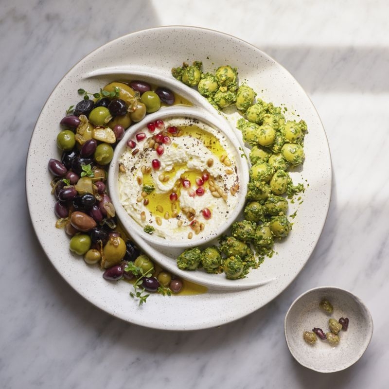 Poppy Recycled Clay Round Ceramic Serving Dish by Gaby Dalkin - Image 1