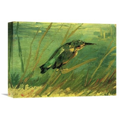 'Kingfisher' by Vincent van Gogh Painting Print on Wrapped Canvas - Image 0