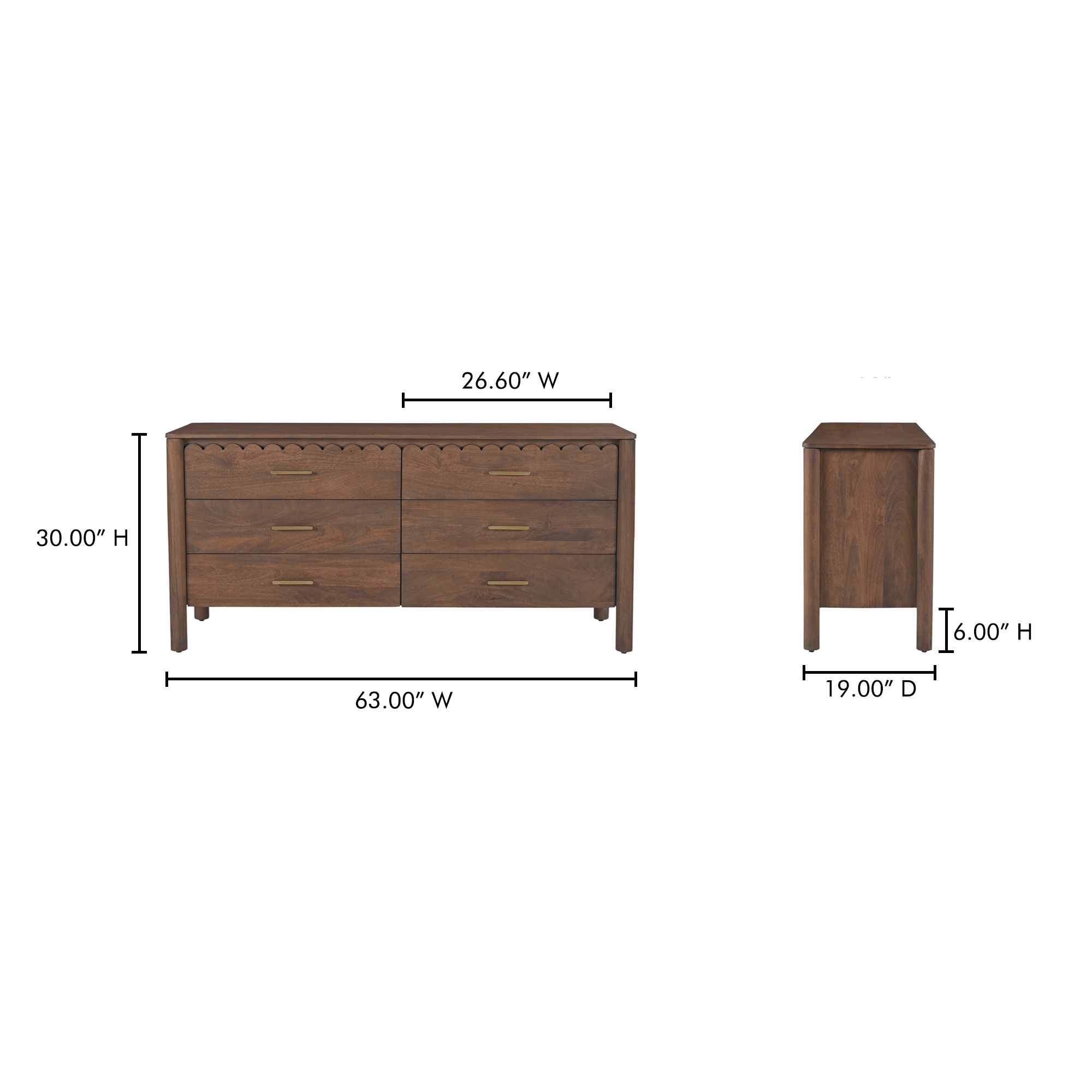 Wiley Dresser Vintage Brown - Image 13