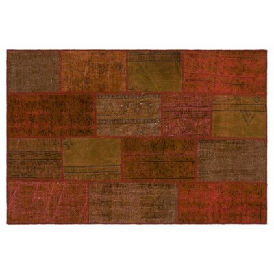 One-of-a-Kind Hand-Knotted 1960s Turkish Orange 3'11" x 5'10" Area Rug - Image 0